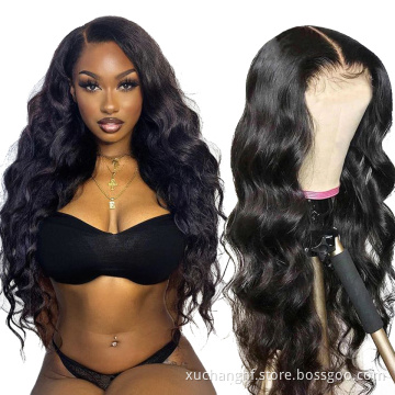 Raw Brazilian Cuticle Aligned Virgin Body Wave Human Hair Full Hd Lace Front Wig For Black Women Lace Closure Wig Vendor